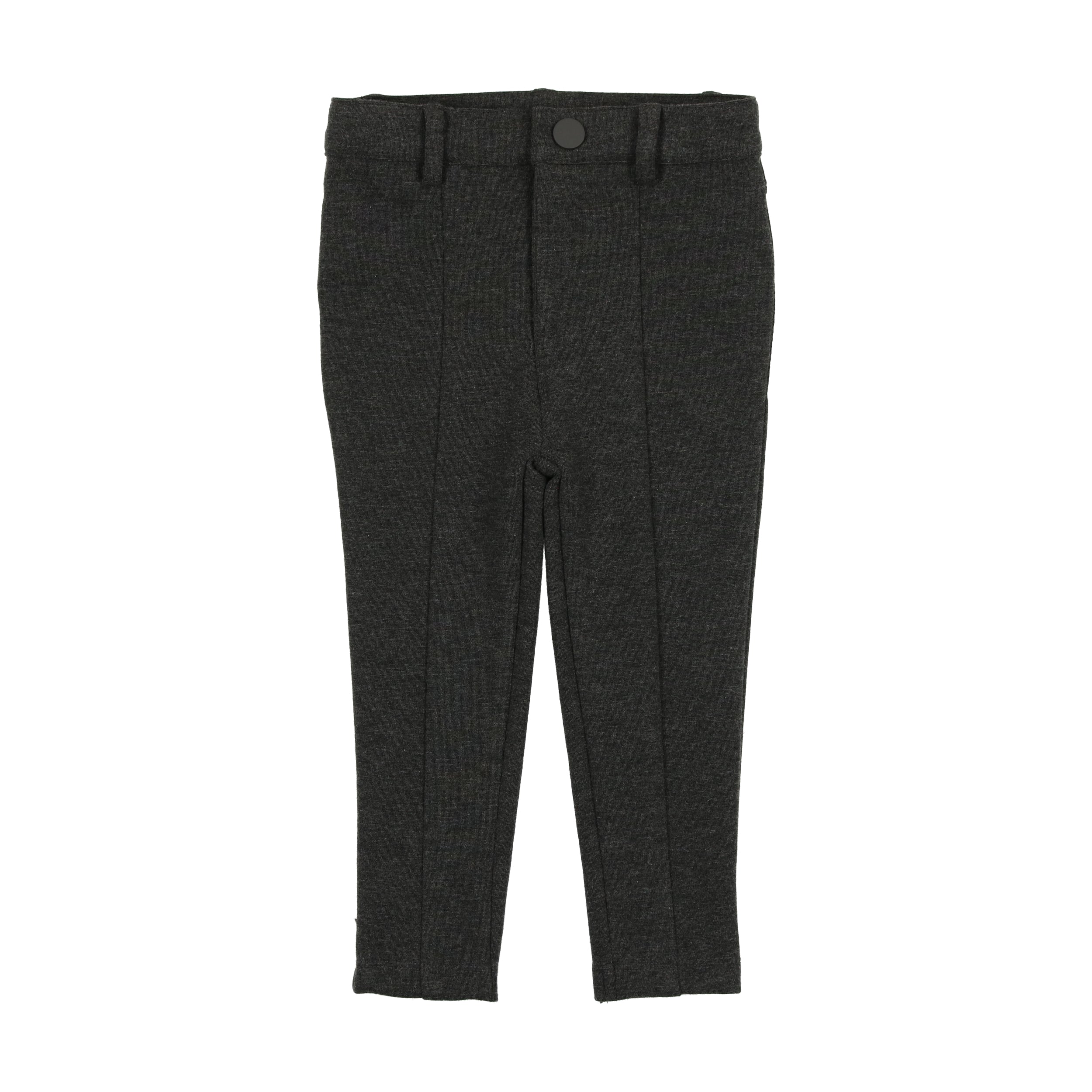 Basic Husky Knit Pants With Seam