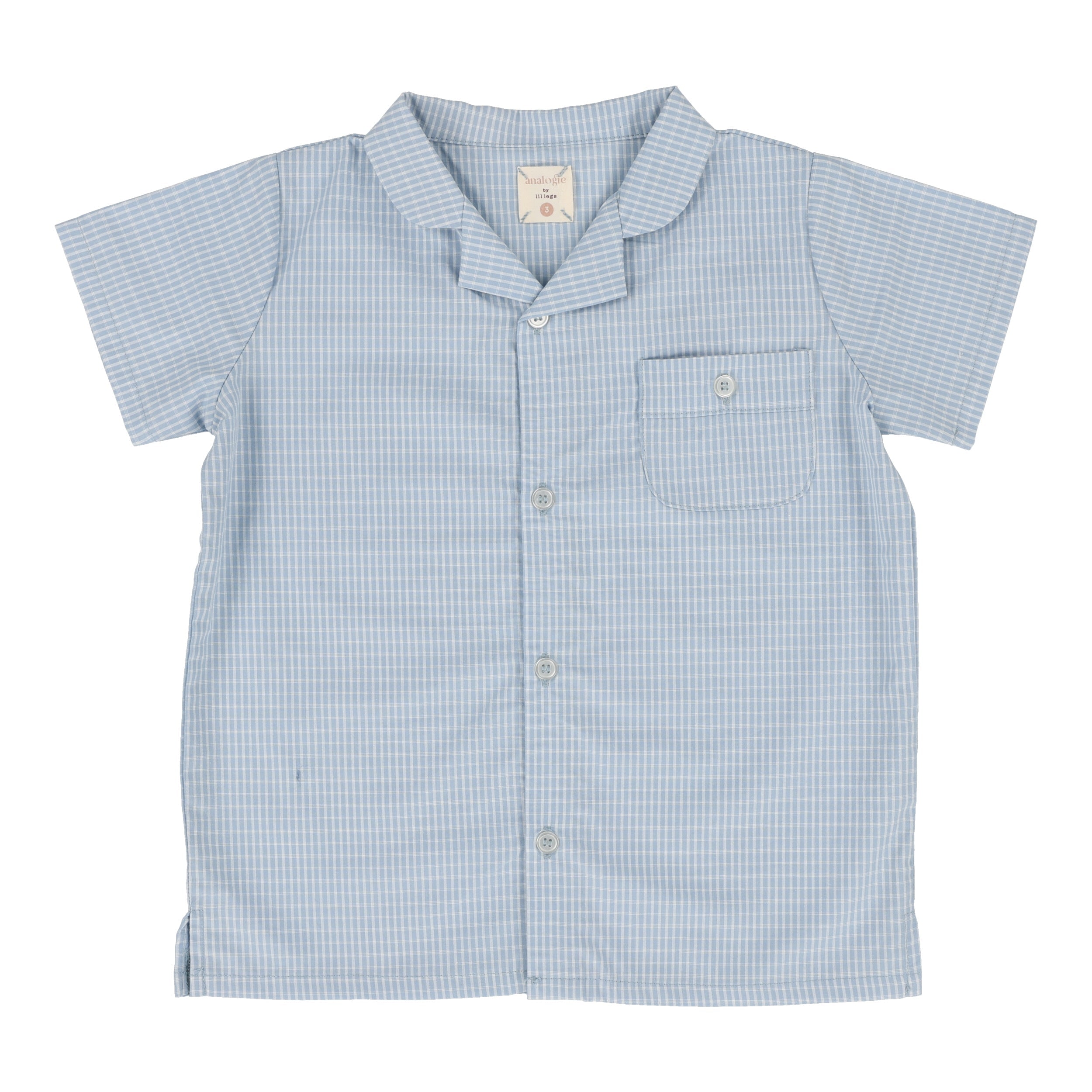 Windowpane Collar Shirt