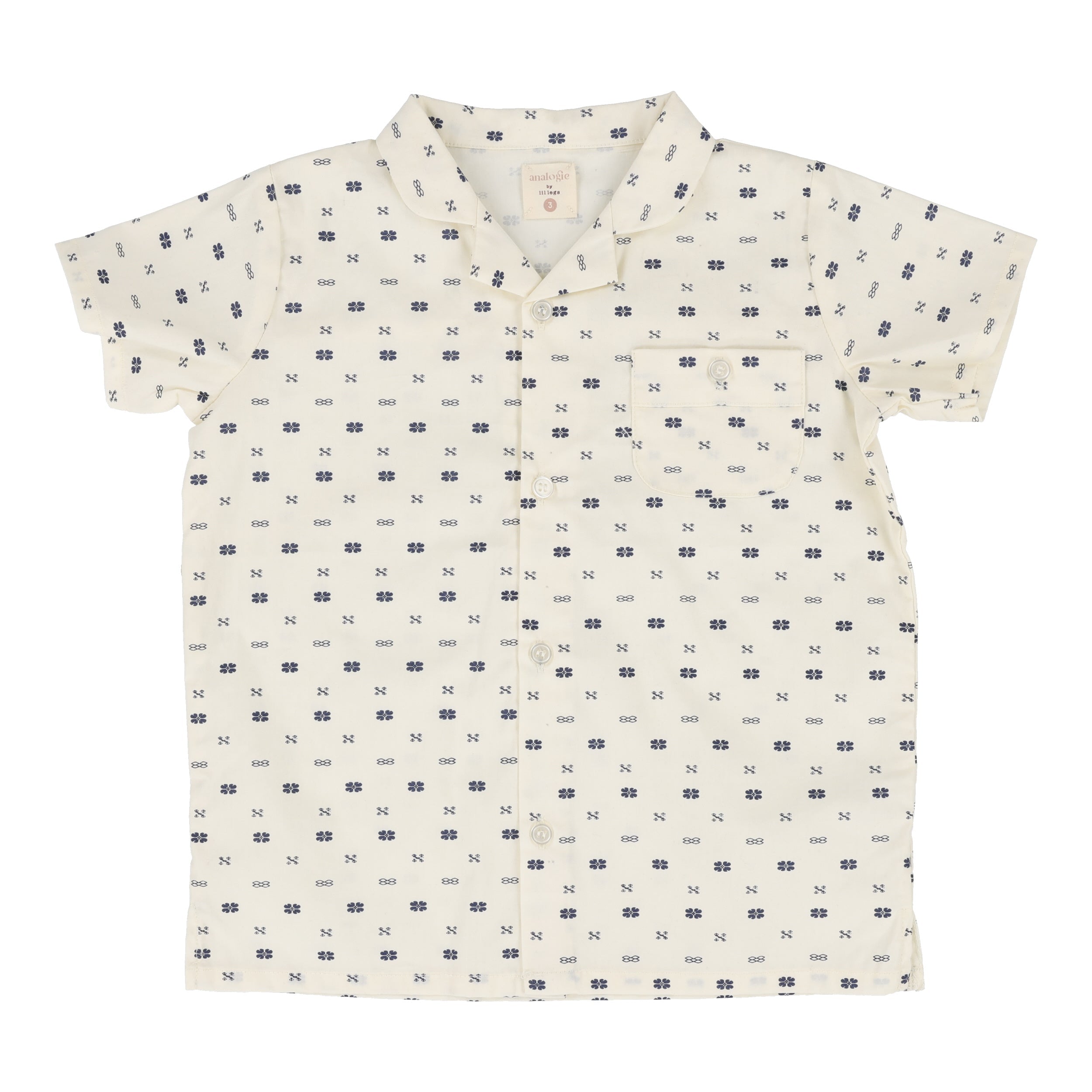 Geometric Collar Shirt