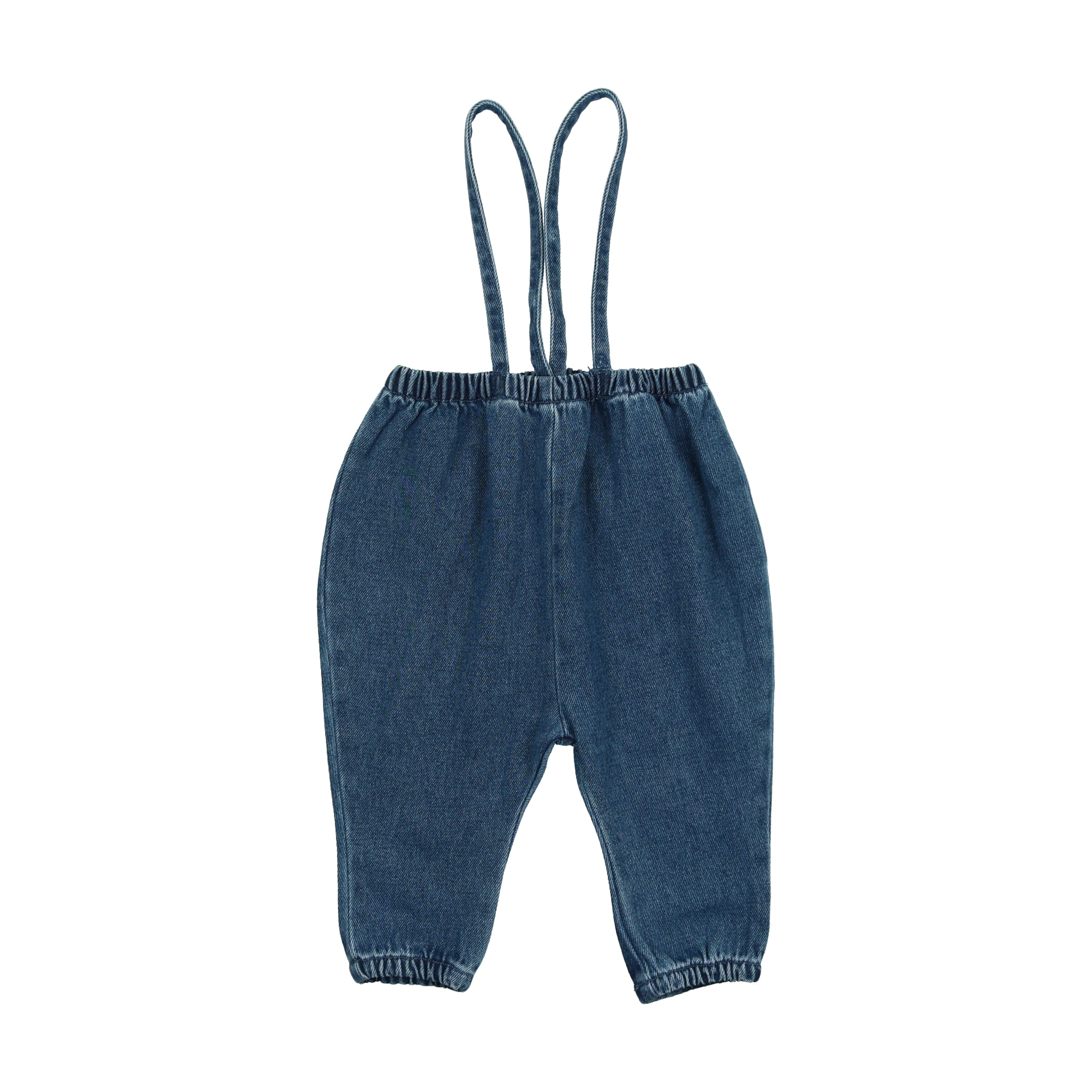 Bubble Suspender Pants - Blue